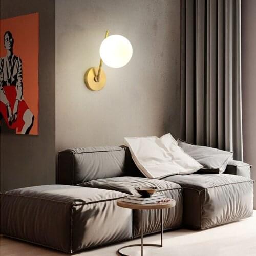 Nordic led crystal bedroom light nicho de parede mirror light cabecero de cama bedroom dinging room lamp
