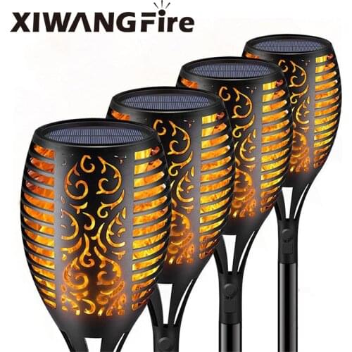 XIWANGFIRE LED Solar Flame Light IP65 Outdoor Waterproof Flame Light Decoration Landscape Lawn Suitable for Garden Terrace