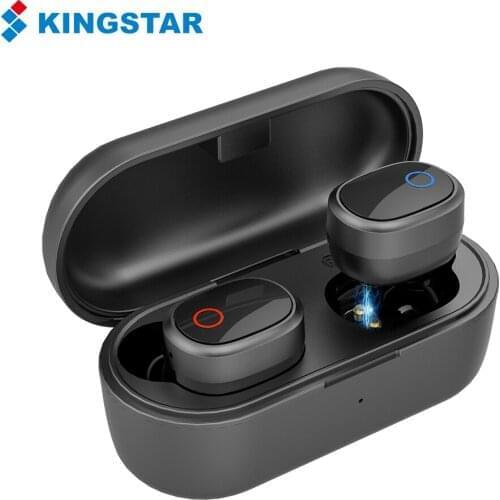 KINGSTAR TWS Bluetooth Earphones Wireless Headphones with Mic Stereo Earbuds In-Ear Handsfree Sports Headsets For IOS Andorid