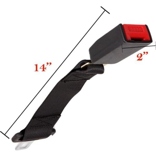 2pc Car Seat Belt Extender Limit Extender Bayonet Plug Extension Belt Car Interior Decorations Auto Parts Safety Products