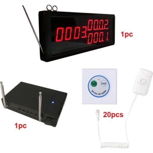Ycall 433.92mhz Hospital Wireless Calling System Nurse Service Pager Transmitter With Display Receiver Signal Repeater