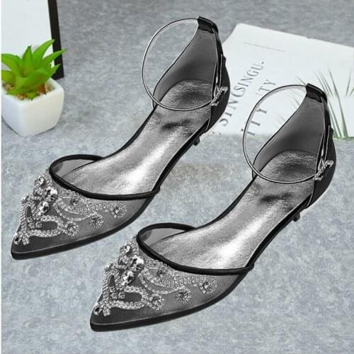 MarHermoso Womens Satin Transparent Mesh Ivory Bridal Wedding Shoes Ankle Strap Ballerinas