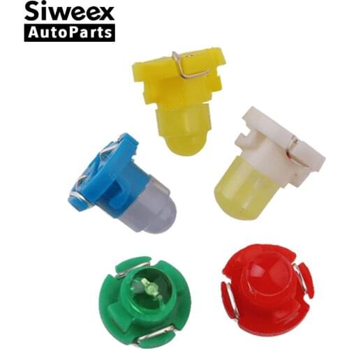 10PCS T4.2 LED COB 1 SMD Car light Dashboard Winding Bulbs Warning Indicator Lamp Interior Neo Wedge Bulb DC 12V