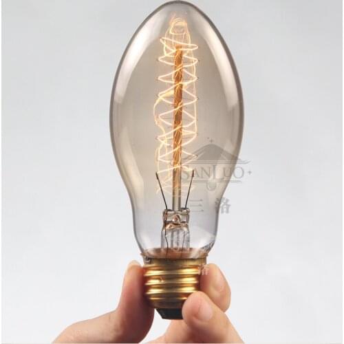 10PCS Industrial Vintage Edison Bulbs E27 Retro Tungsten Bullet Creative Decoration Lamp