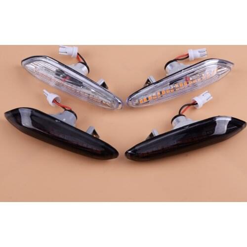 CITALL 2pcs Amber LED Side Marker Light Turn Signal Light Lamp Indicator Fit for BMW E46 E60 E61 E81 E82 E83 E88 E90 E91 E92 E93