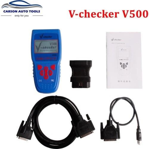2016 Top V-Checker V500 Super Car Diagnostic Equipment V checker code reader 20 languages decoding function