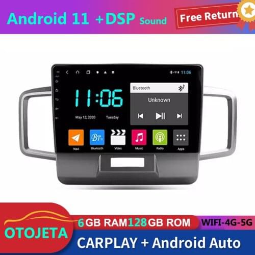 For Honda Freed 2008 Car Radio Stereo GPS Navigator 6GB Ram 128GB Rom Autoradio 2Din Android 11 Bluetooth Multimedia Player