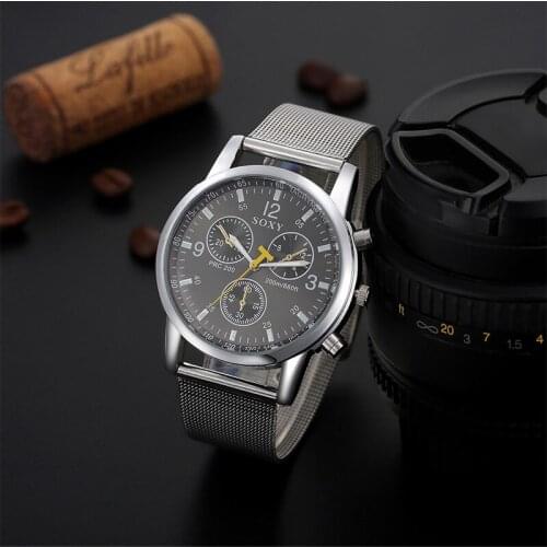 SOXY Luxury Brand Watch Full Steel Sport Watch Men Watch Fashion Mens Watches Clock saat reloj hombre relogio masculino