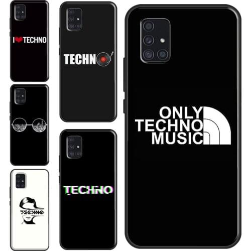 Techno Music Case For Samsung Galaxy A71 A51 A70 A50 A21S A20e A31 A11 A01 A40 A30 A10 Galaxy M21 M31
