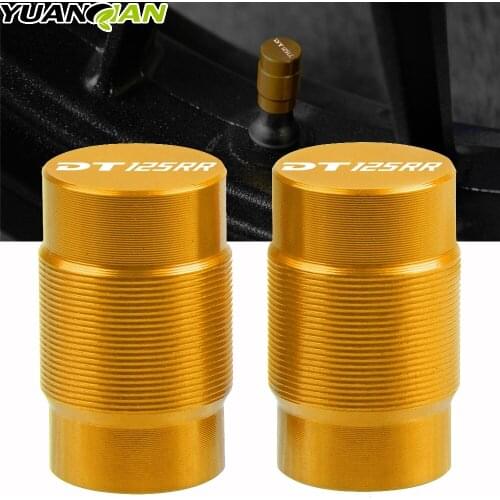 Motorcycle Accessorie Wheel Tire Valve Stem Caps CNC Airtight Covers For Yamaha DT125RR 1994-1999 DT 125RR 1995 1996 1997 1998