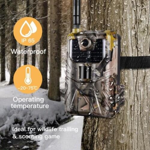 1080P Wildlife Hunting Cameras Photo Traps Night-Vision 2G Sms Mms Smtp Email Cellular Outdoor Cameras 20Mp Trail Camera HC900M