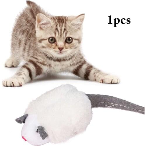 Cat Toys Interactive Mouse Squeaky Cat Training Toy Pet Chewing Mouse Pet Squeaky Supplies Products Toy for Cats Kitten