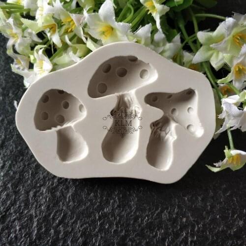 Mushroom silicone mold Chocolate cake decoration tool KLM-0032