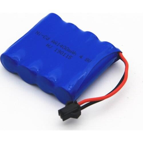Limskey Power 4.8V 1400mAh Ni-Cd Rechargeable Battery AA Ni Cd Battery Packs SM Plug Rechargeable AA Batteries