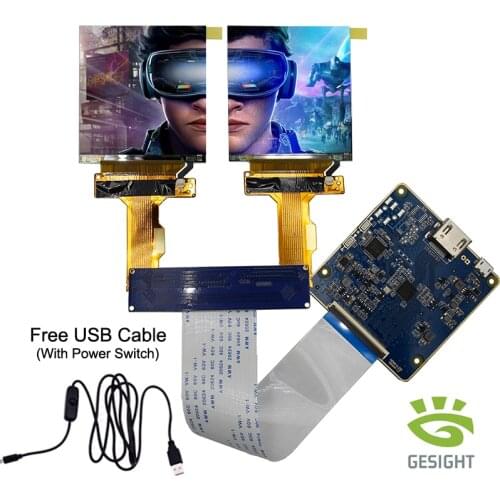 LS029B3SX04 2.9 Inch VR LCD TFT 1440x1440 120 Hz Dual MIPI Control Board For VR