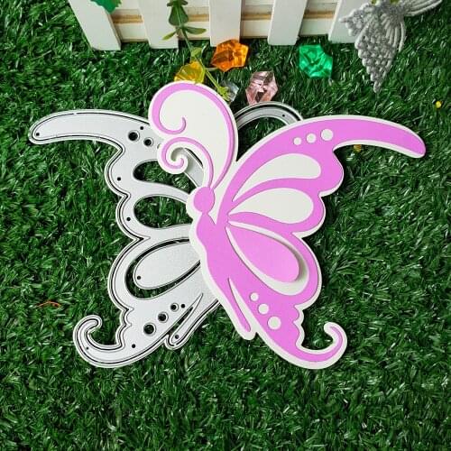 New Beautiful Butterfly Metal Cutting Dies Decorative Scrapbooking Steel Craft Die Cut Embossing Paper Cards Stencils
