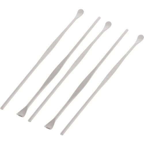 Ear Wax Pickers set Stainless Steel Earpick Wax Remover Curette Ear Pick Cleaner Ear Cleaner Spoon Care Ear Clean Tool HOT! 5Pcs