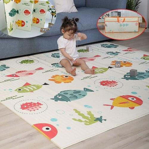 Foam Carpet Baby Foldable Baby Play Mat Toddlers Crawling Pad Waterproof Kids Rug Educational Toys Soft Activity Game Floor Mats