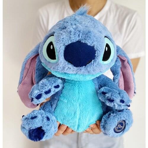 Disney Lilo & Stitch Plush Doll Toy Cartoon Animal Sitting Stitch Stuffed Soft Toy Car Pillow Pendant Kids Xmas Birthday Gift