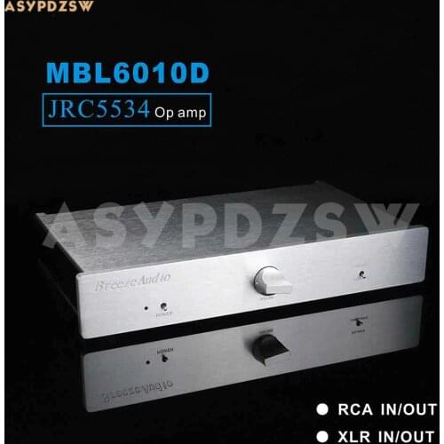 Fully balanced JRC5534 Preamplifier base on MBL6010D Circuit RCA/XLR IN and OUT