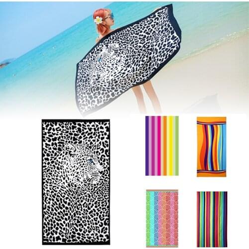 Microfiber Beach Towel Super Absorbent Swimming Pool Towels Soft Oversized Travel Towel for Bathroom Outdoor 180*100cm ASD88