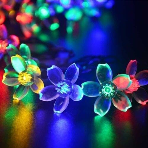 Holiday LED Garlands String Lights 3Meter 20 Led Cherry Pendant Wedding Event Party Garden Decoration Lamps Blossom Fairy Light