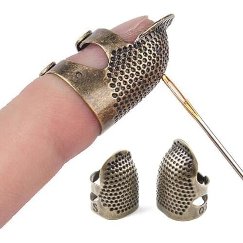 Retro Finger Protector Antique Thimble Ring Handworking Needle Thimble Needles Craft Household DIY Sewing Tools home gadgets