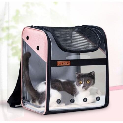 New Dog Supplies Pet Backpack PVC Space Capsule Cat Bag Transparent Breathable Out Portable Folding Pet Bag Pet Supplies