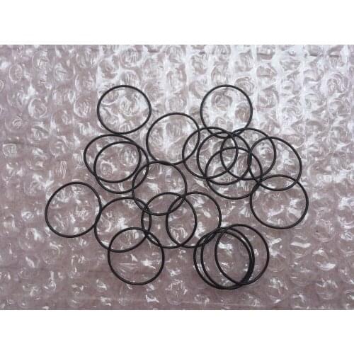 Free shipping 50 pcs Black 27 x 25 x 1mm Nitrile Rubber O Ring Oil Seal Gaskets