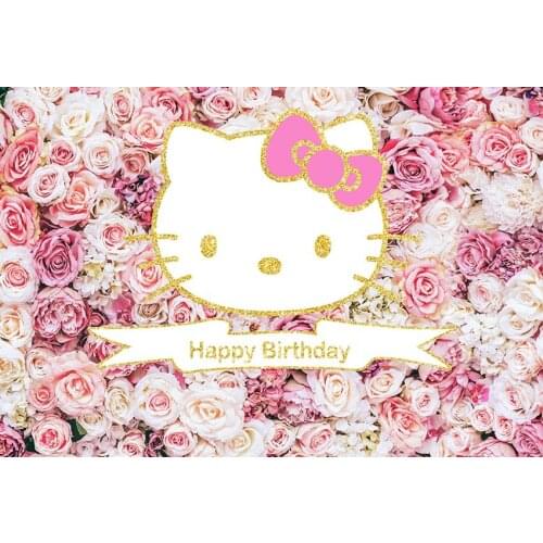 Flowers decor photo backgrounds vinyl fotografia baby birthday photography backdrops for photo studio props photophone lv-2486