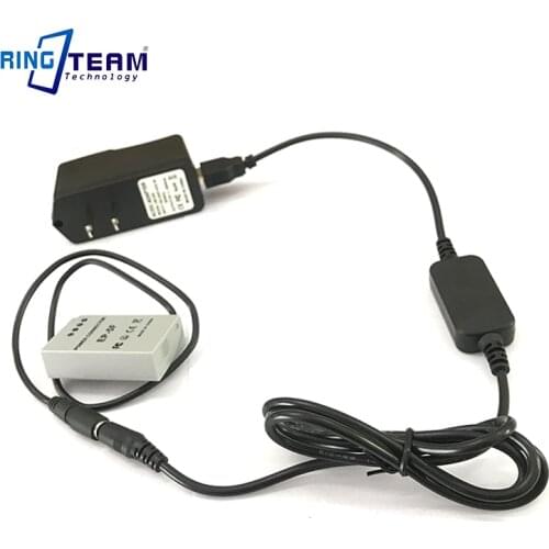 Mobile power bank charger usb cable EH5+5V3A USB adapter+EP-5F DC Coupler EN-EL24 ENEL24 dummy battery for Nikon 1 J5 1J5 camera