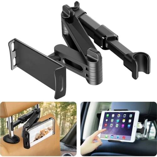 2020 Retractable Car Phone Holder Foldable Headrest Cell Phone Stand for Car Seat Tablet Universal Smart Phone