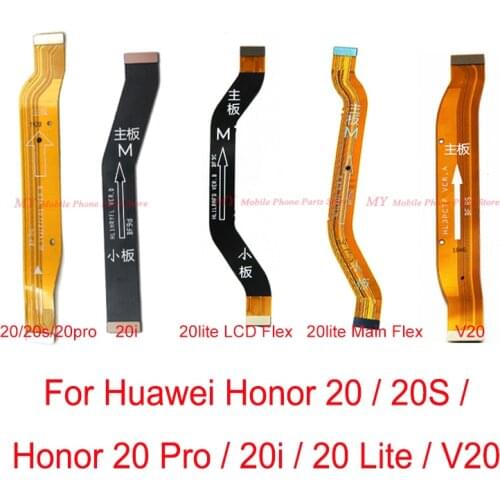 5 PCS Main Flex For Huawei Honor 20 20S 20I Pro Lite 20pro 20lite V20 Motherboard Main Board Connector LCD Display Flex Cable