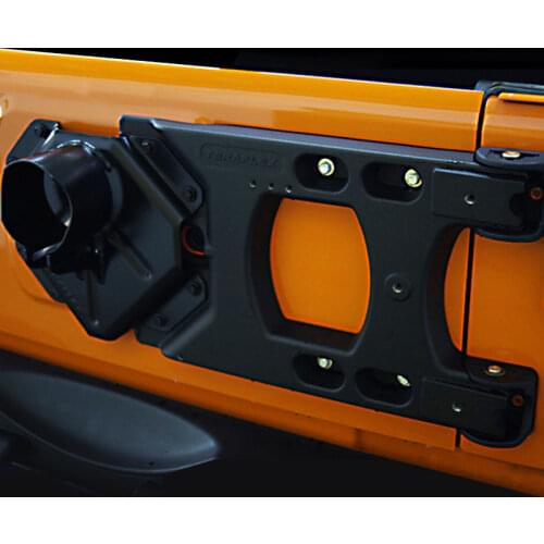 Aluminum for Jeep Wrangler JK 2008 2009 2010 2011 2012 2013 2014 2015 2016 2017 Enhance Spare Wheel Holder Rear Tire Carrier