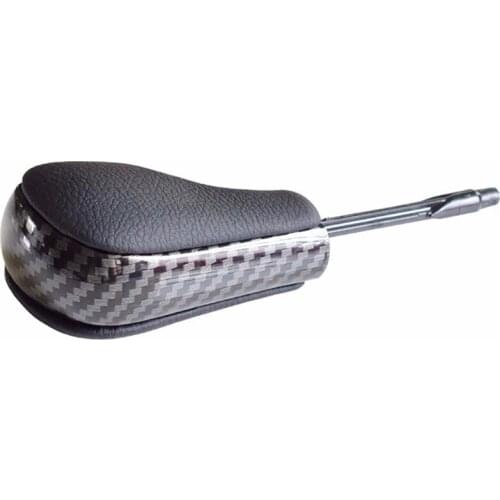 Car ABS Carbon Fiber Gear Shift Stick Knob HandBall For-BMW