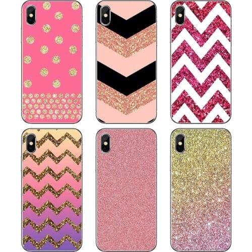 Pink-gold-glitter-sparkles For Huawei Nova 2 2i 3 3i Y3 Y5 Y6 Y7 Y9 Prime 2015 2016 2017 2018 2019 Phone Covers