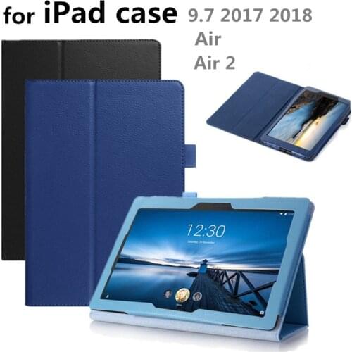 For Apple ipad 9.7 Case 2017 2018 Auto Sleep /Wake Up Flip Leather Cover For ipad Air ipad Air 2 Cover Smart Stand Holder Case