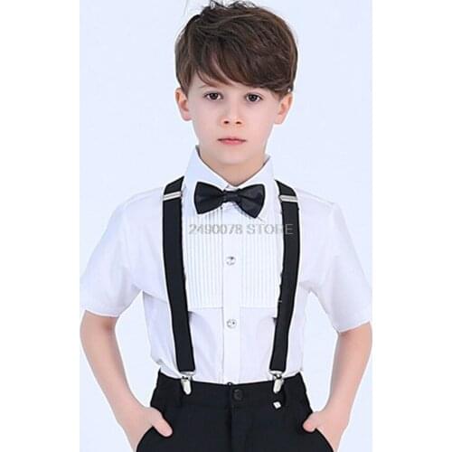 School Kids Shirts 2020 Toddler Summer Formal Shirts For Boys Brand Baby Boy Tops Children Performance Shirts
