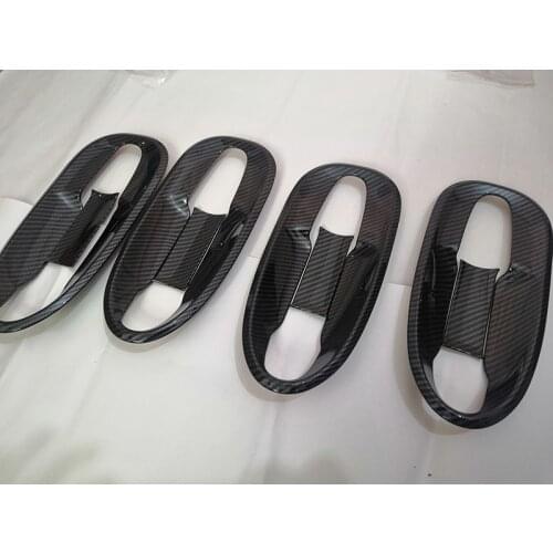 For Mercedes Benz Vito V Class V260 W447 2014-2020 V250d Metris Valente Carbon Fiber Door Handle Bowl Cover Trim Car Styling