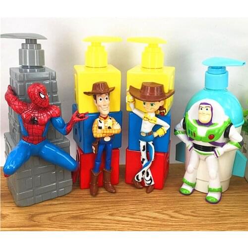 Hasbro18CM Toy Story Bottle Woody Spider Man Action Figure PVC Statue Empty Bottles Ver Model Decoration Toys H384