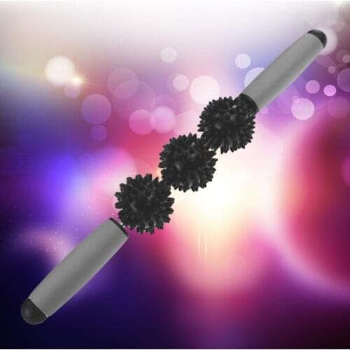 Hedgehog Muscle Massage Roller Yoga Stick Body Massage Relax Tool Muscle Roller Sticks Point Spiky Ball C1FF