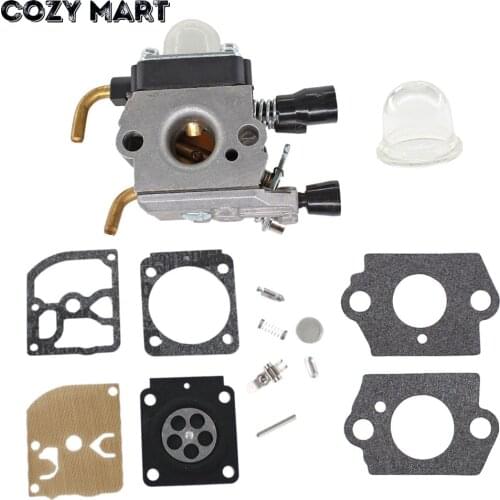 Carburetor & Diaphragm Gasket for STIHL FS38 FS45 FS46 FS55 FS74 FS75 FS76 FS80 FS85 KM55 carb trimmer 4140 120 0619