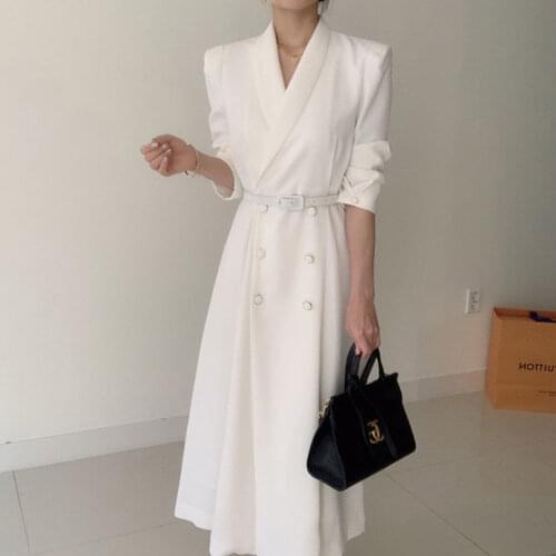 Summer White Dresses For Women Casual 2021 Kawaii Fairy Clothes Long Sleeve Strap Midi Dress Lolita Harajuku Cottagecore Robe