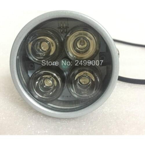 Lihmsek 2pc Outdoor Sensor IR Illuminator with 4pcs IR Array LEDs IR Light for CCTV Camera Night Vision equipment mini dome type