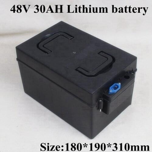 48v 30Ah Lithium Ion Battery Li-ion Power Battery for Electric Tricycle 48v 1000w Motor + 54.6v 3A Charger
