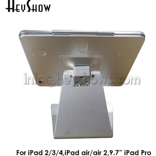 High Security Metal L Shape Tablet Display Stand,Desktop Bracket,Tablet Lock Holder Case,Anti-Theft Device For Ipad 2/3/4/Air