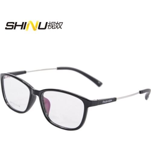 Memory metal optical glasses frame women men Good elasticity No deformation full rim eyeglasses frame 6 colors in stock 2814