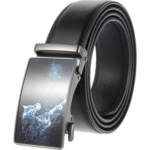 New wear resistant automatic buckles universal automatic buckles mens belt LY136-22080-1 designer belts men high quality belts