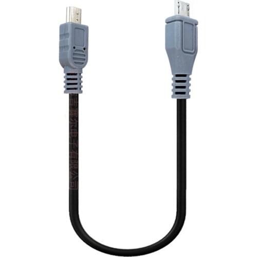 20cm Mini-usb mini USB 2.0 5pin to micro usb 2.0 Micro-USB 5 pin connector adapter charge Cable 30cm 1ft for Charging treasure
