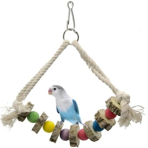 PipiFren Bird Toys Swing and Parrot Toys Accessories Perch Cockatiel Toys Pet vogel speelgoed parkiet papegaaien